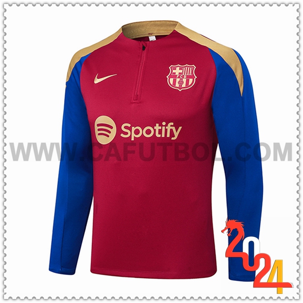 Sudadera Entrenamiento FC Barcelona Rojo/Azul/Amarillo 2024 2025