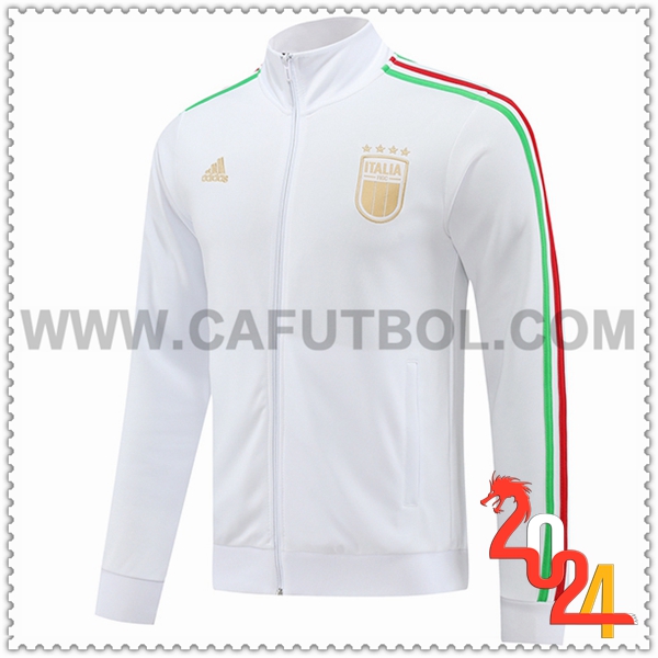Chaquetas Futbol Italia Blanco 2024 2025
