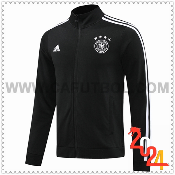 Chaquetas Futbol Alemania Negro 2024 2025