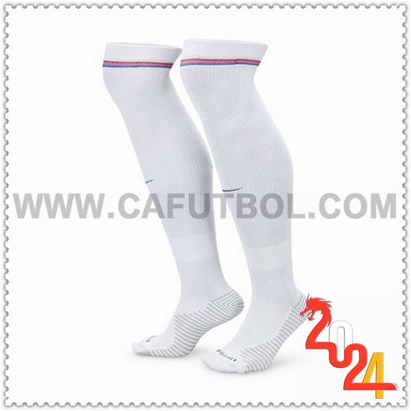 Primera Calcetines Futbol Inglaterra Blanco 2024 2025