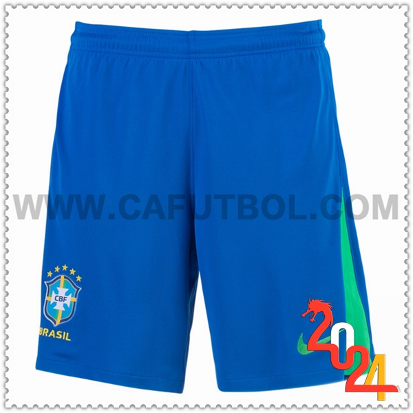 Primera Pantalones Cortos Brasil Azul 2024 2025