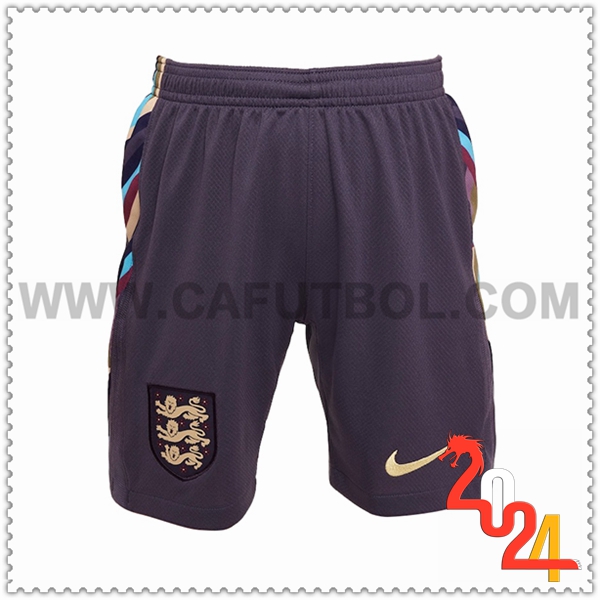 Segunda Pantalones Cortos Inglaterra Negro 2024 2025