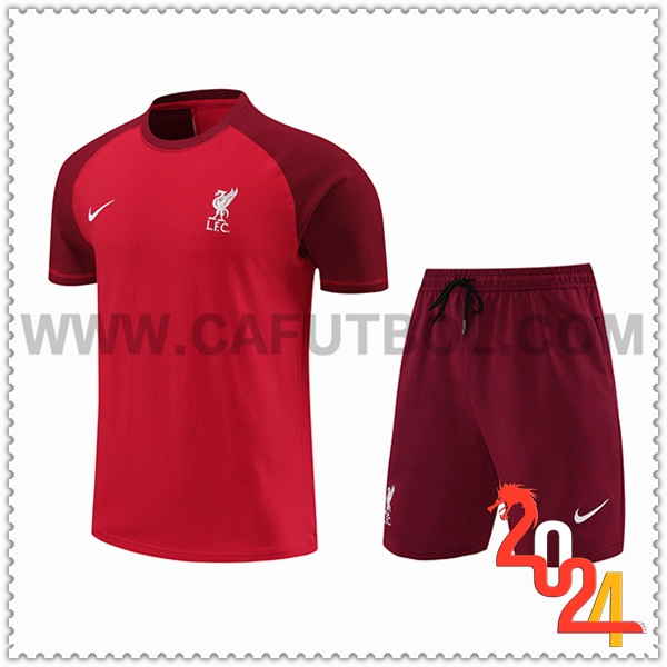 Camiseta Entrenamiento + Cortos FC Liverpool Rojo 2024 2025