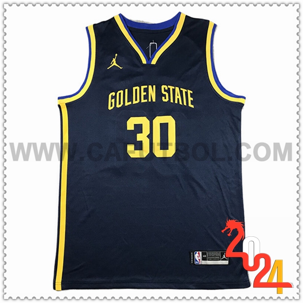 Camisetas NBA Golden State Warriors (CURRY #30) 2024/25 Azul/Amarillo