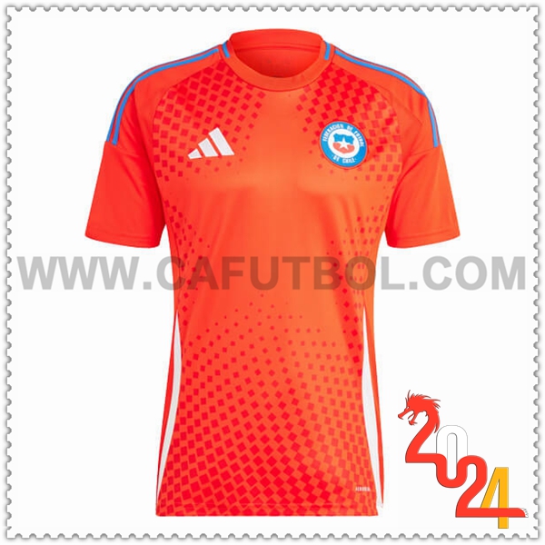 Primera Camiseta Equipo Chile Rojo 2024 2025