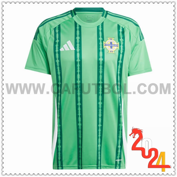 Primera Camiseta Equipo Irlanda del norte Verde 2024 2025