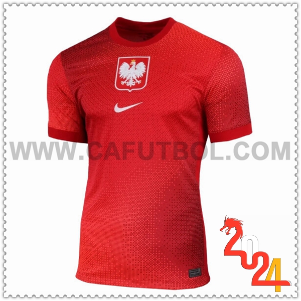 Segunda Camiseta Equipo Polonia Rojo 2024 2025