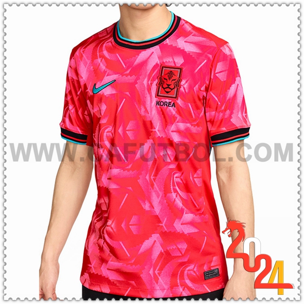 Primera Camiseta Equipo Corea del Sur Rosa 2024 2025