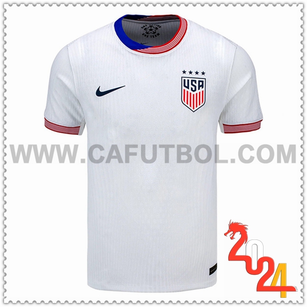 Primera Nuevo Camiseta Equipo Estados Unidos Blanco 2024 2025