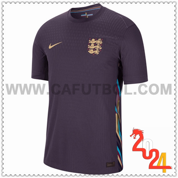 Segunda Nuevo Camiseta Equipo Inglaterra Negro 2024 2025