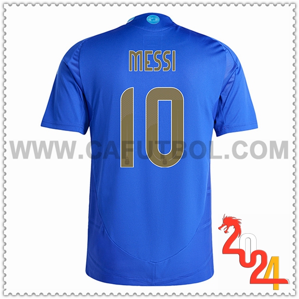 Segunda Camiseta Equipo Argentina MESSI #10 Azul 2024 2025