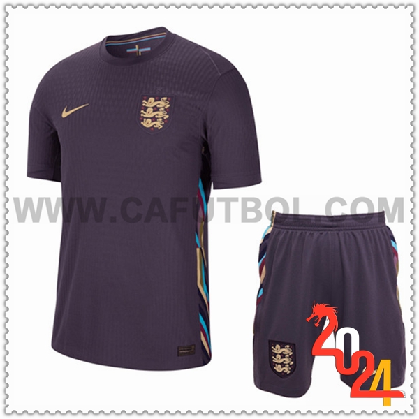 Segunda Equipacion del Inglaterra + Pantalones cortos Eurocopa 2024