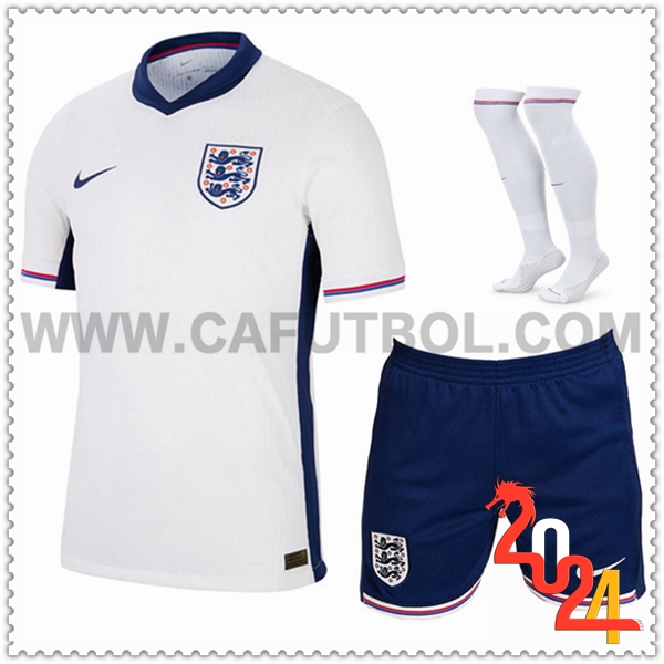 Primera Equipacion del Inglaterra (Pantalones cortos + Calcetines) Eurocopa 2024