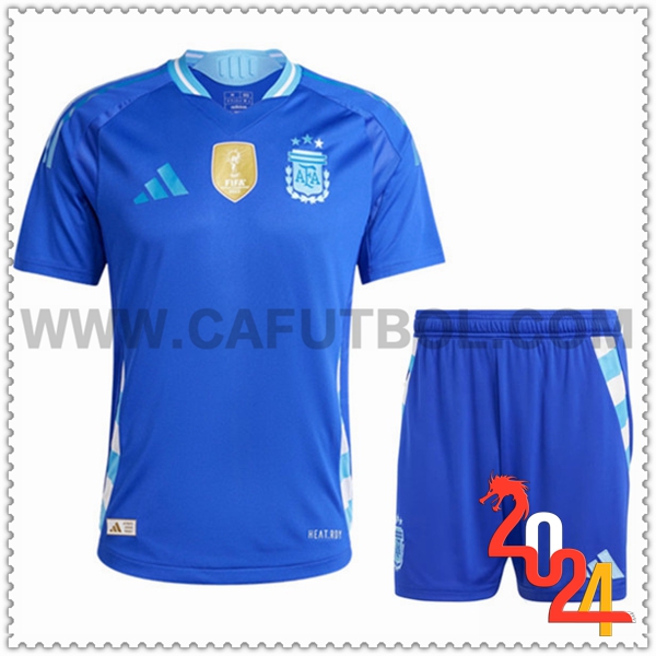 Segunda Equipacion del Argentina + Pantalones cortos 2024 2025