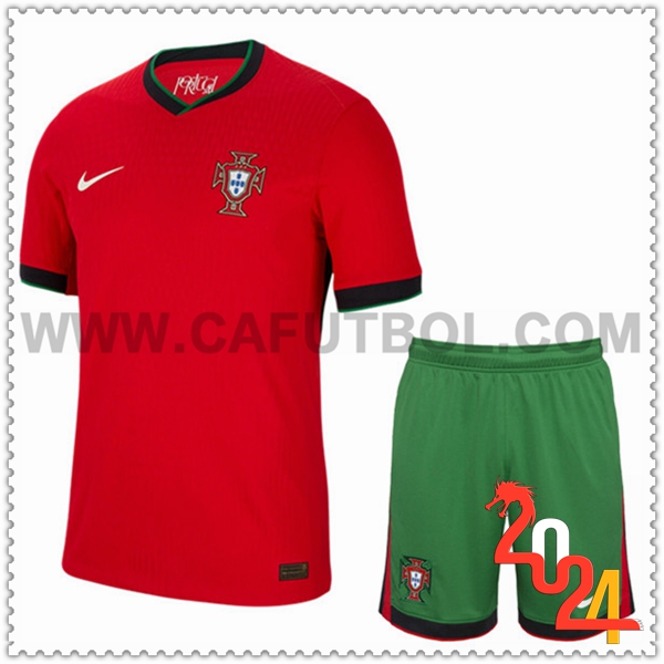 Primera Equipacion del Portugal + Pantalones cortos 2024 2025