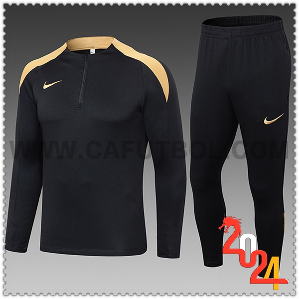 Chandal Futbol Nike Ninos Negro/Amarillo 2024 2025