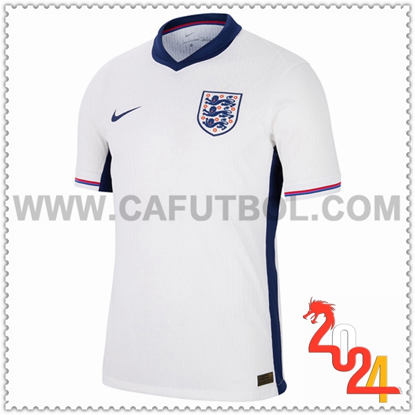 Primera Nuevo Camiseta Futbol Inglaterra Blanco Eurocopa 2024