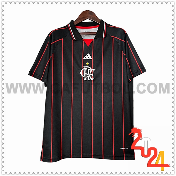 Camiseta Futbol Flamengo Negro Edición especial 2024 2025