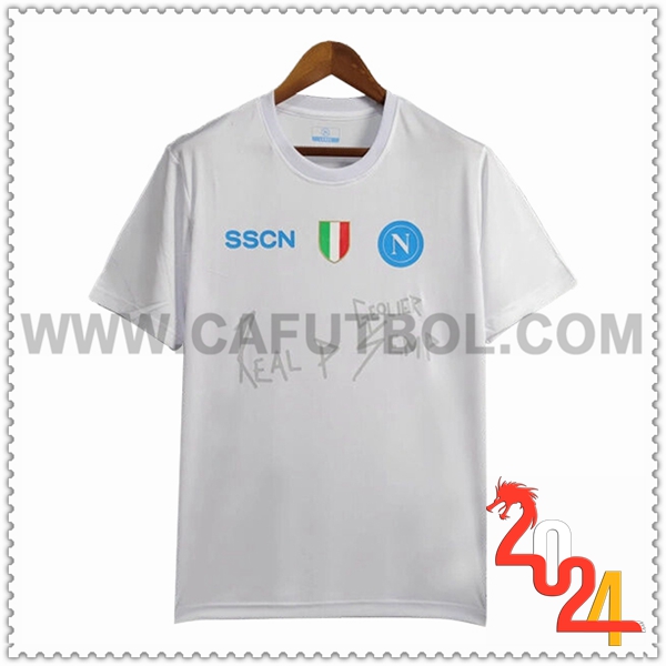 Camiseta Futbol SSC Nápoles Blanco 2024 2025