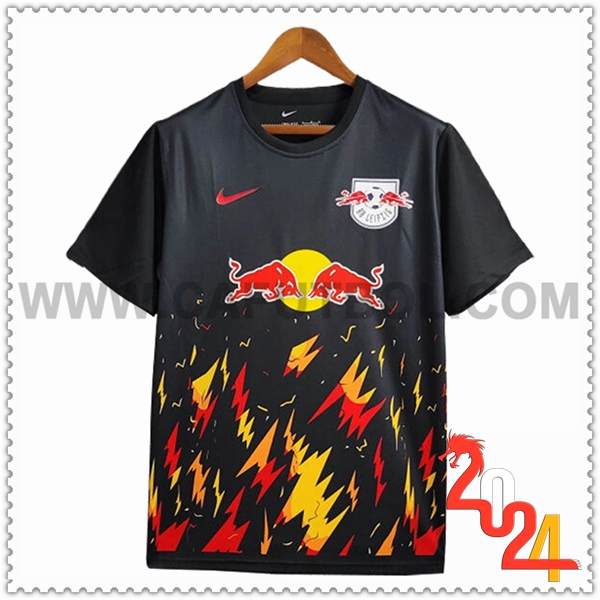 Camiseta Futbol RB Leipzig Negro 2024 2025