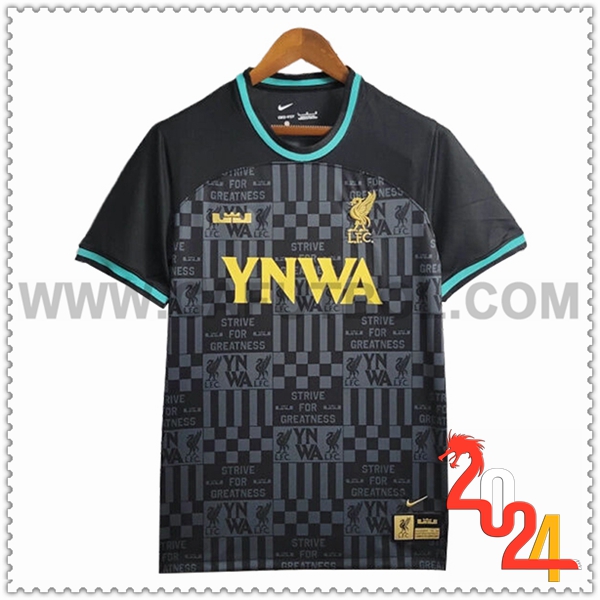Camiseta Futbol FC Liverpool Negro Edición especial 2024 2025