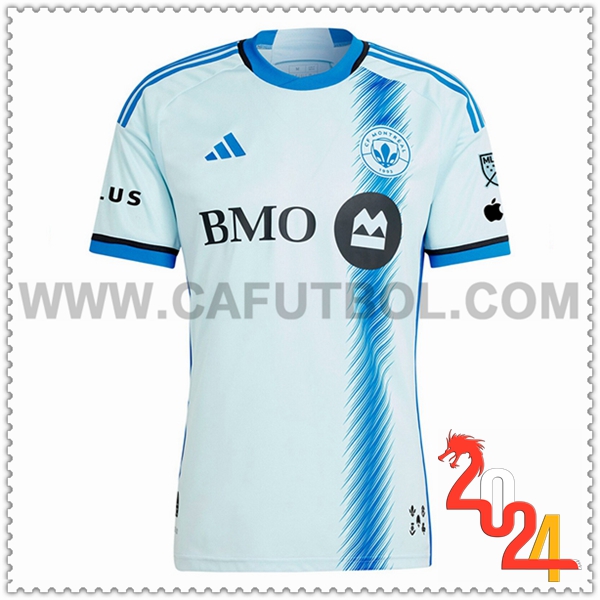 Segunda Camiseta Futbol CF Montreal Azul claro 2024 2025