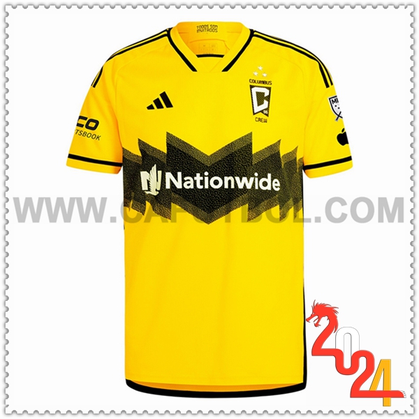 Primera Camiseta Futbol Columbus Crew SC AMARILLO 2024 2025