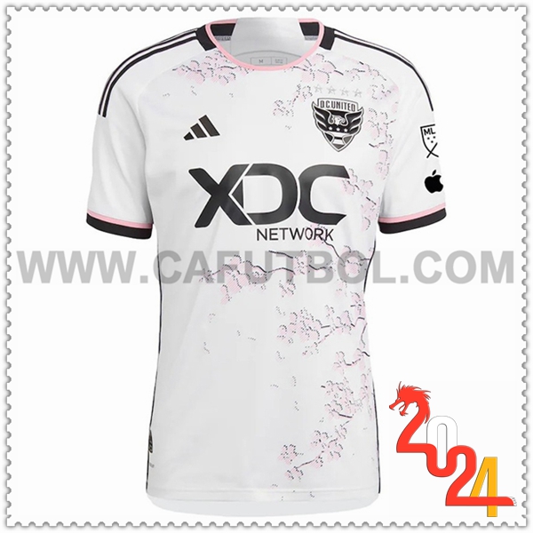 Segunda Camiseta Futbol DC United Blanco 2024 2025