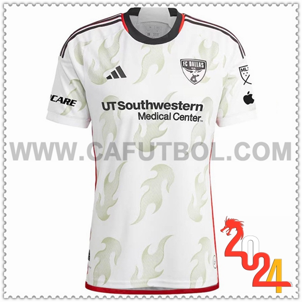 Segunda Camiseta Futbol FC Dallas Blanco 2024 2025