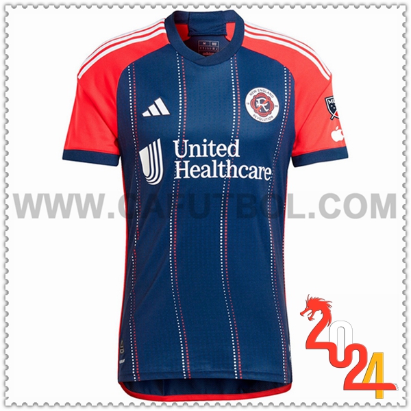 Primera Camiseta Futbol New England Revolution Azul marino 2024 2025