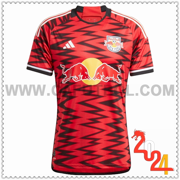 Segunda Camiseta Futbol New York Red Bull Rojo 2024 2025