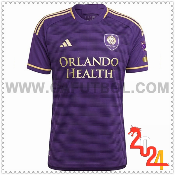 Primera Camiseta Futbol Orlando City Púrpura 2024 2025