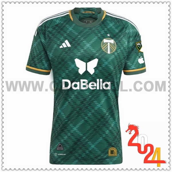 Primera Camiseta Futbol Portland Timbers Verde 2024 2025