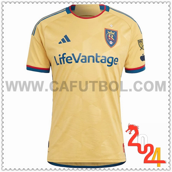Segunda Camiseta Futbol Real Salt Lake AMARILLO 2024 2025