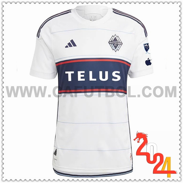 Primera Camiseta Futbol Vancouver Whitecaps Blanco 2024 2025