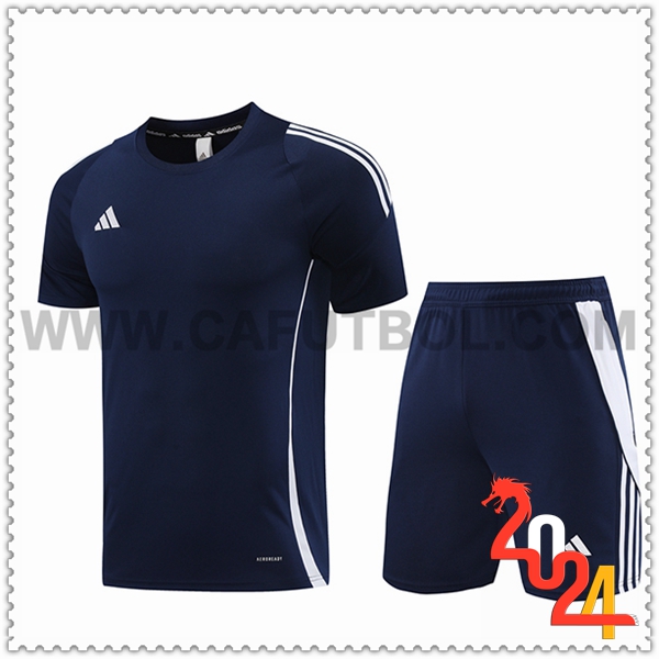 Camiseta Entrenamiento + Cortos Adidas Azul marino 2024 2025