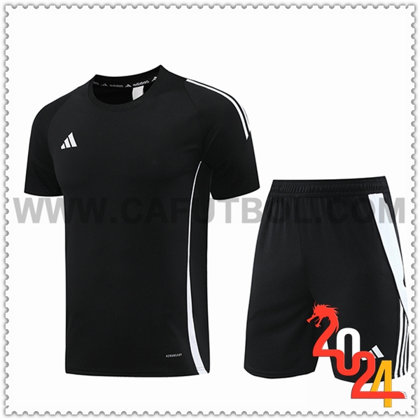 Camiseta Entrenamiento + Cortos Adidas Negro 2024 2025