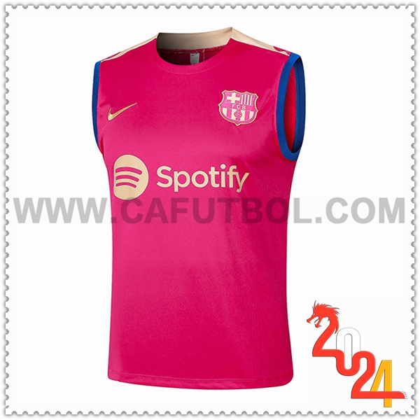 Chalecos De Futbol FC Barcelona Rojo 2024 2025