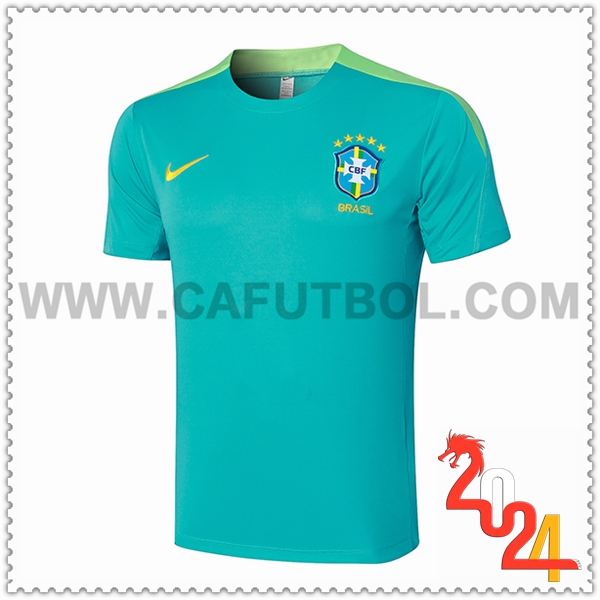 Camiseta Entrenamiento Brasil Verde 2024 2025
