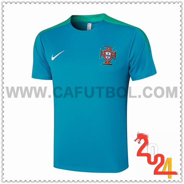 Camiseta Entrenamiento Portugal Azul 2024 2025