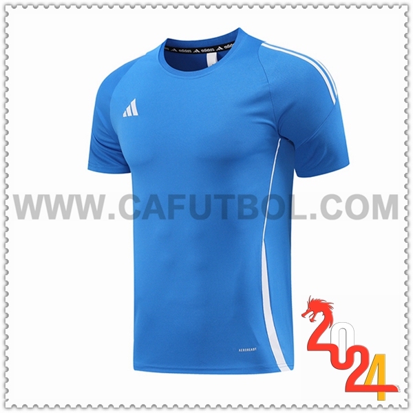 Camiseta Entrenamiento Adidas Azul 2024 2025