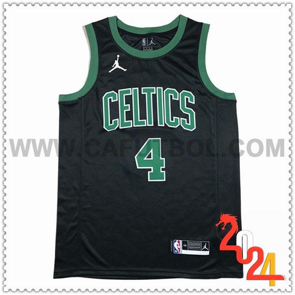 Camisetas De Futbol Boston Celtics (HOLIDAY #4) 2024/25 Negro/Verde