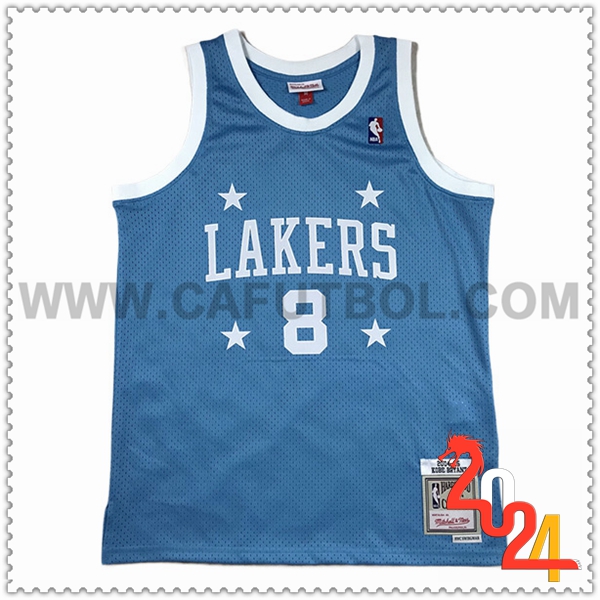 Camisetas De Futbol Los Angeles Lakers (BRYANT #8) 2024/25 Azul/Blanco