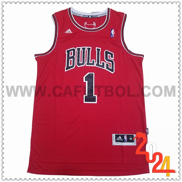 Camisetas De Futbol Chicago Bulls (Rosa #1) 2024/25 Rojo