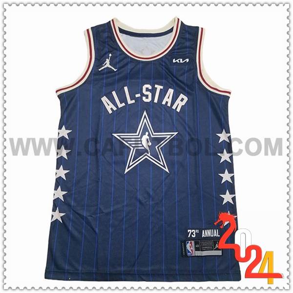 Camisetas De Futbol American All-Star (LILLARD #0) 2024/25 Azul/Blanco