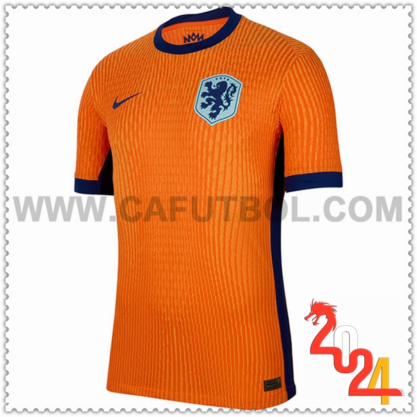 Primera Nuevo Camiseta Equipo Paises Bajos Naranja 2024 2025