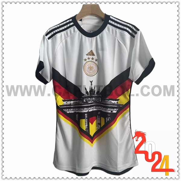 Camiseta Equipo Alemania Blanca Edición especial 2024 2025