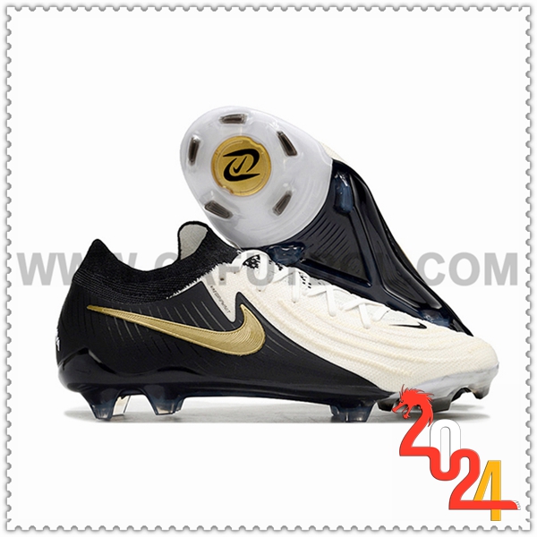 Nike Botas De Fútbol Phantom Luna Elite NU FG Negro/Blanco/Amarillo -04