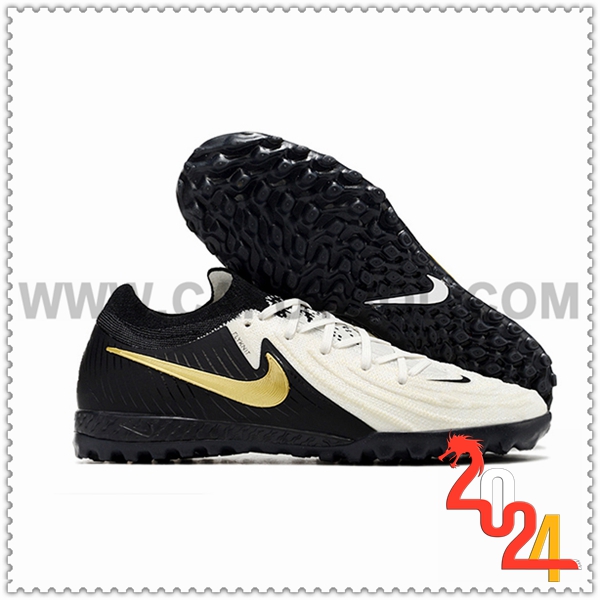 Nike Botas De Fútbol Phantom GX II Elite TF Negro/Blanco/Amarillo