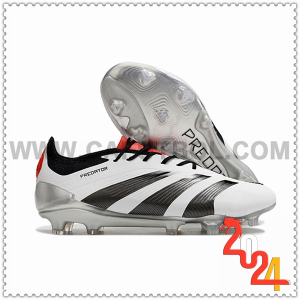 Adidas Botas De Fútbol Predator Elite FG Blanco/Negro